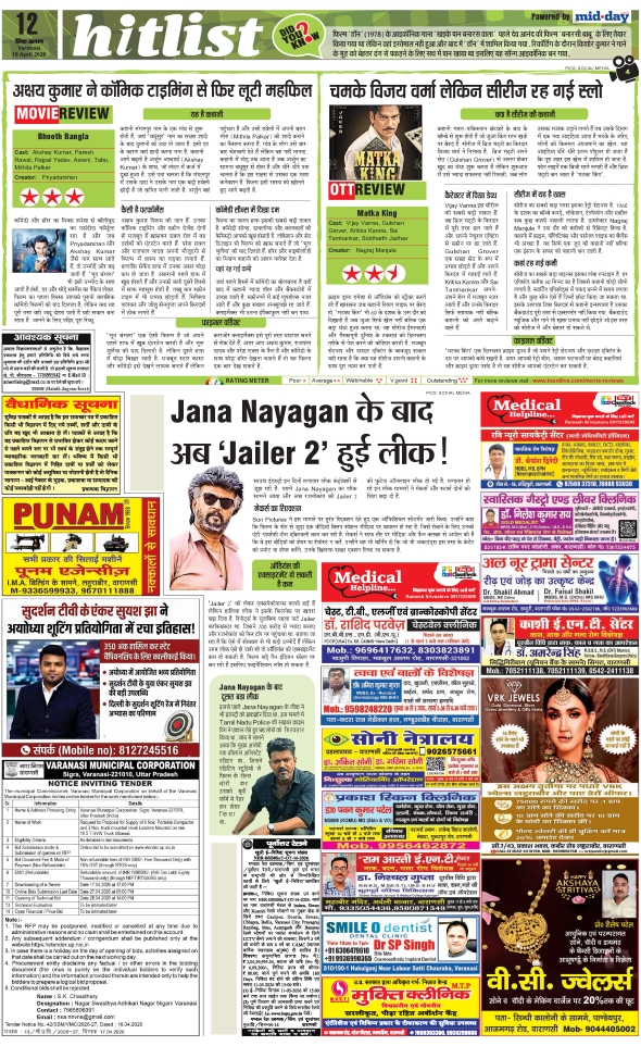 Jagran 18 Apr 2026 Varanasi Edition Newspaper Page 16