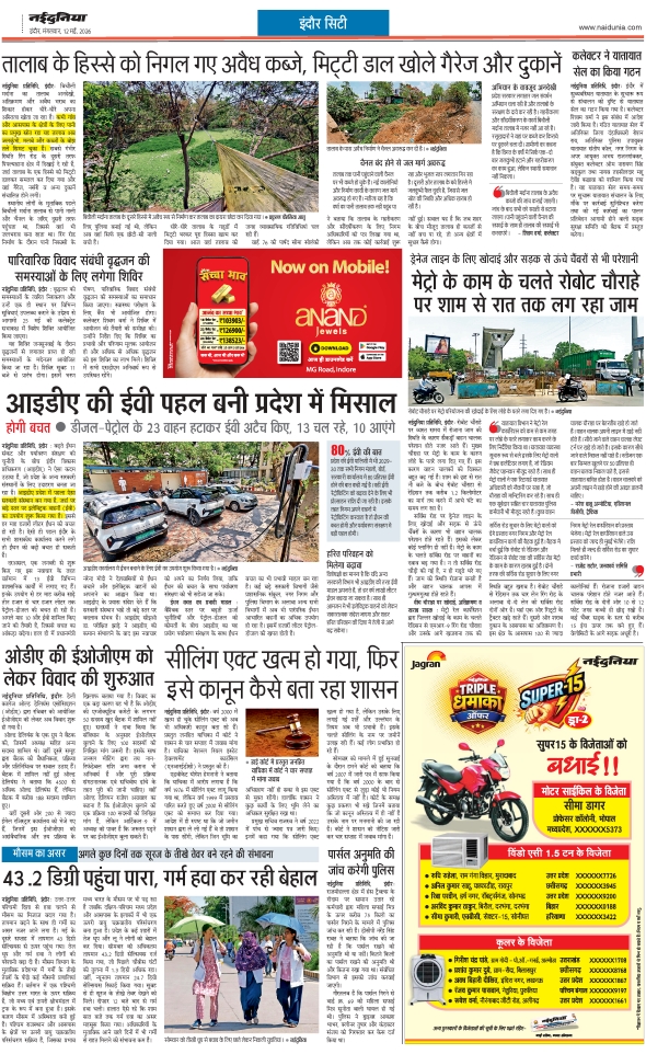 Indore Epaper 12 May 2026: Naidunia Indore Newspaper Edition Online in ...