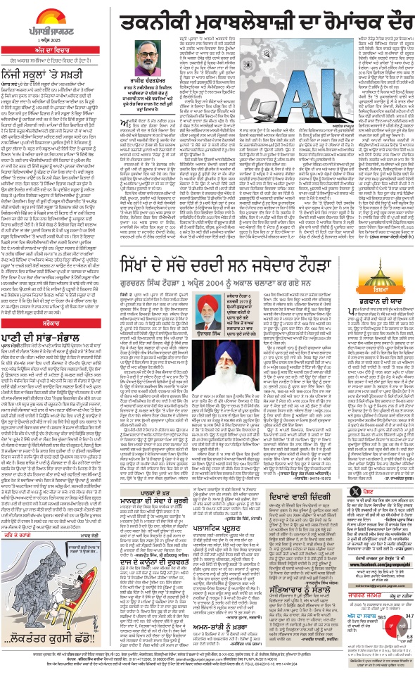 Jagran 01 Apr 2025 Bathinda Edition Newspaper Page 4