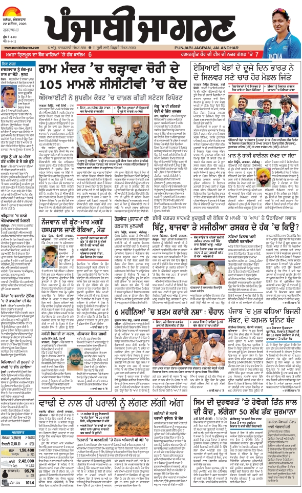 दैनिक जागरण gurdaspur