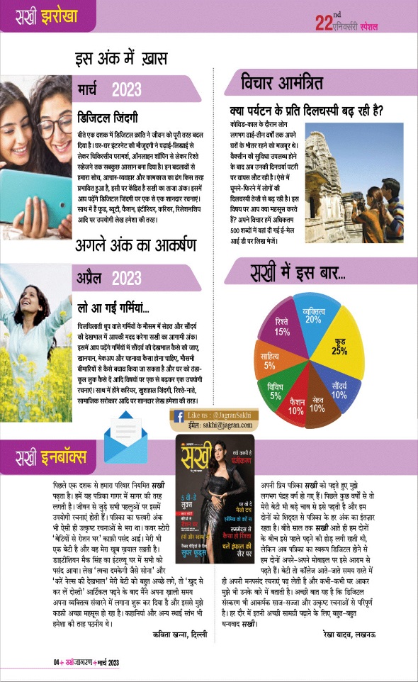 Jagran 01 Mar 2023 Sakhi Edition Magazine Page 4