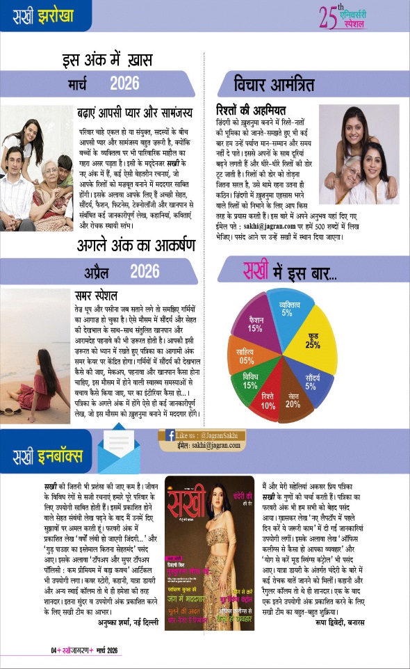 Jagran 01 Mar 2026 Sakhi Edition Magazine Page 4