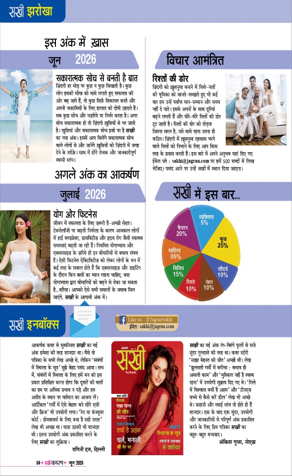 Jagran 01 Jun 2026 Sakhi Edition Magazine Page 4