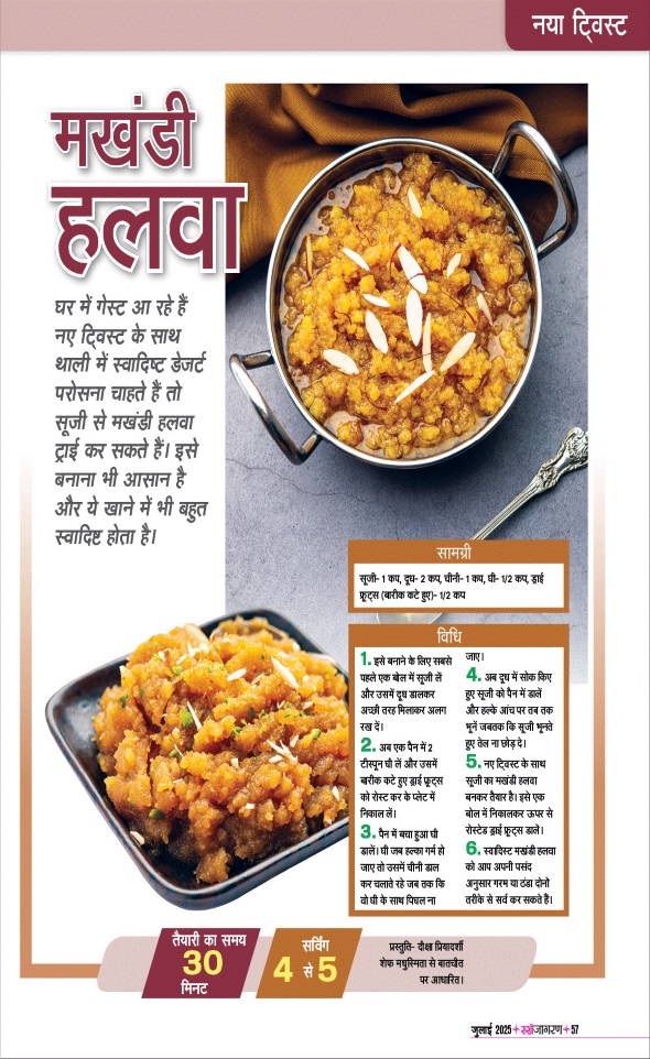 Jagran 01 Jul 2025 Sakhi Edition Magazine Page 57